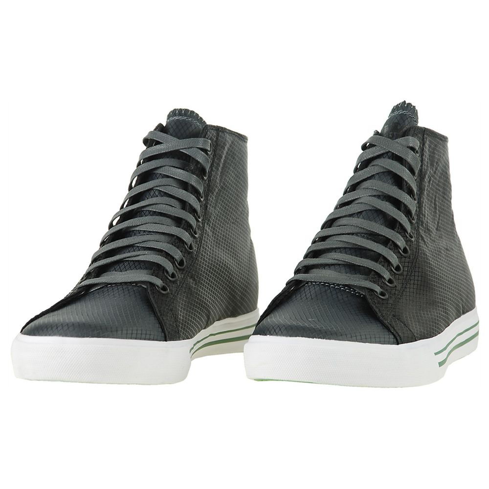 Baskets Montantes Supra Thunder High Noir Black/Green Nylon Homme | VQO-07788398